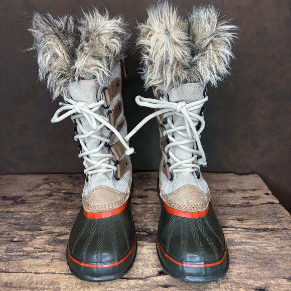 Sorel Boots Joan Of Arctic 12" Tall Winter Snow Duck Waterproof Womens 8180 - Picture 1 of 11